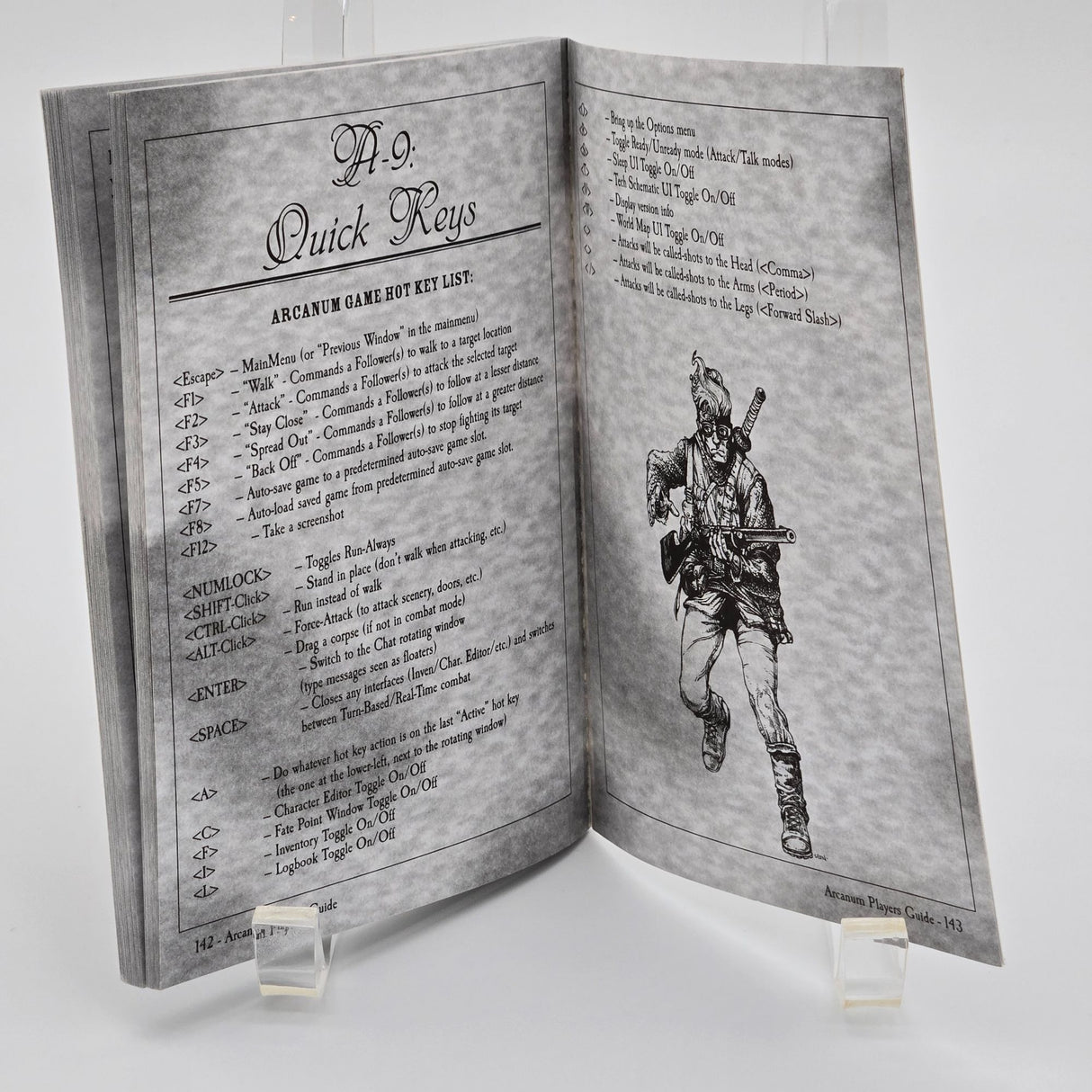 Arcanum Of Steamworks & Magick Obscura PC Game Manual Sierra Troika Games 2001 Vintage Collectible