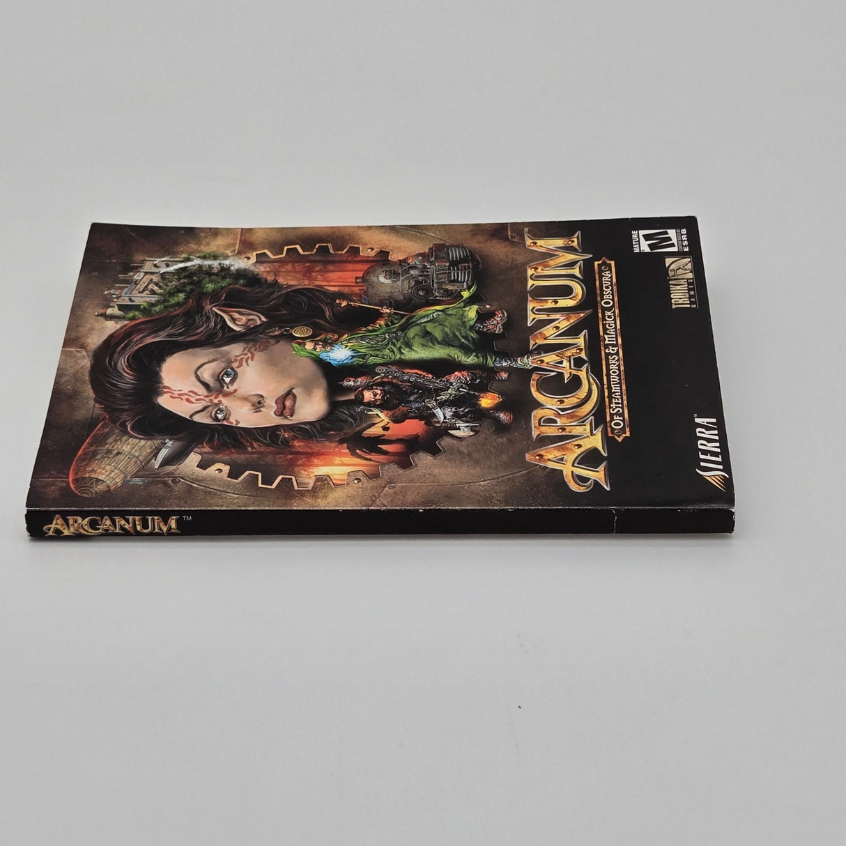 Arcanum Of Steamworks & Magick Obscura PC Game Manual Sierra Troika Games 2001 Vintage Collectible