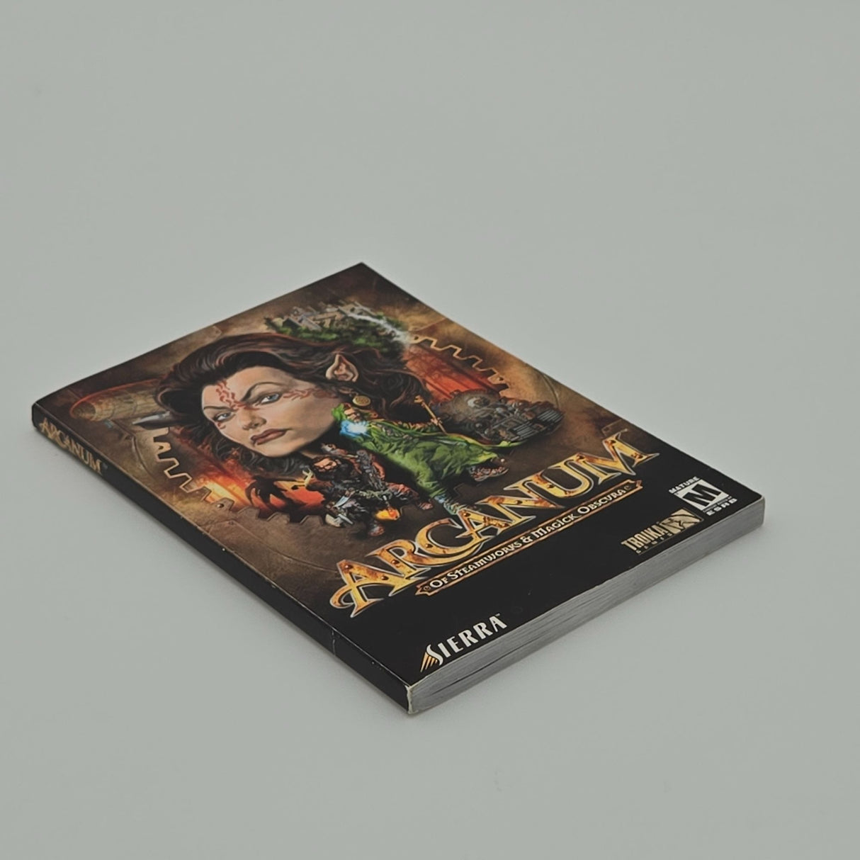Arcanum Of Steamworks & Magick Obscura PC Game Manual Sierra Troika Games 2001 Vintage Collectible