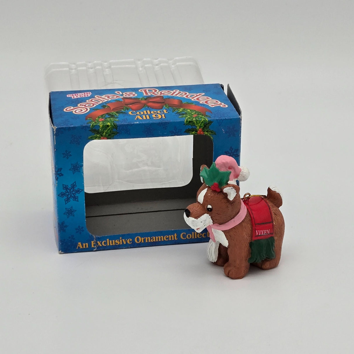 Santas Reindeer Ornament Vixen By National Entertainment Network 2012 Exclusive Collectible Christmas Decoration