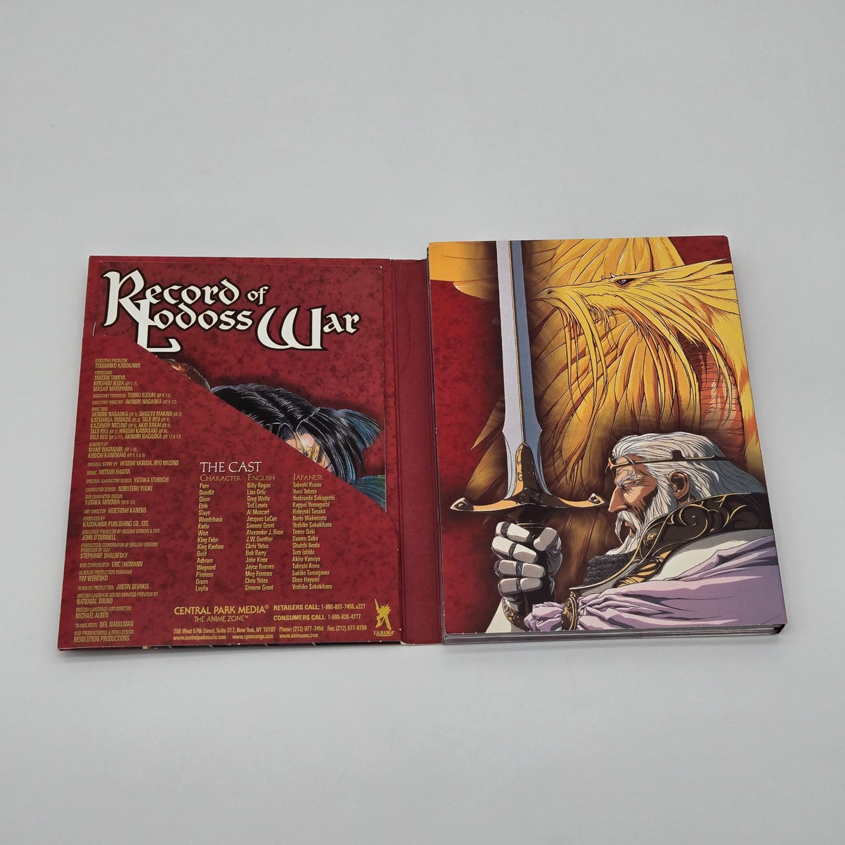 Record Of Lodoss War Collectors Series DVD Collection Episodes 1-13 With Bonus Features