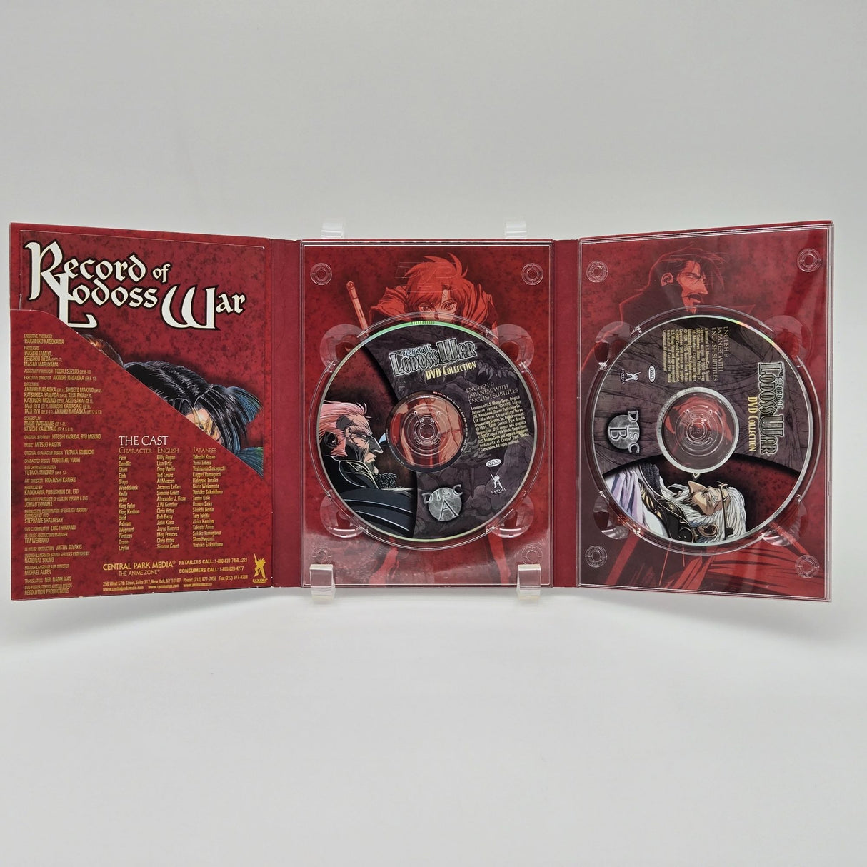 Record Of Lodoss War Collectors Series DVD Collection Episodes 1-13 With Bonus Features