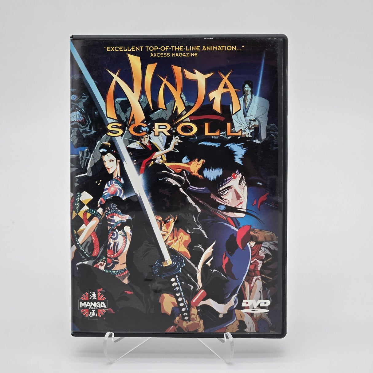 Ninja Scroll DVD Manga Video 2003 Action Anime Feudal Japan Storyline With Intrigue & Deception