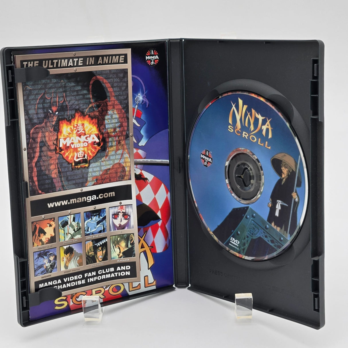 Ninja Scroll DVD Manga Video 2003 Action Anime Feudal Japan Storyline With Intrigue & Deception