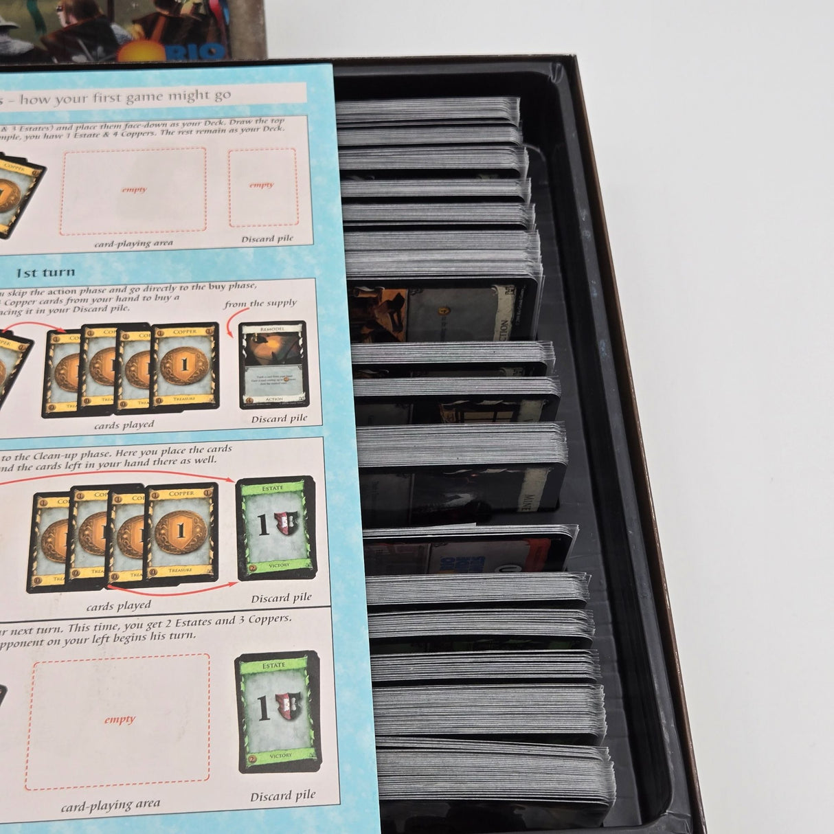 Dominion Strategy Card Game By Rio Grande Games Complete Set With Rulebook & 500 Cards Award-Winning 2009 Edition