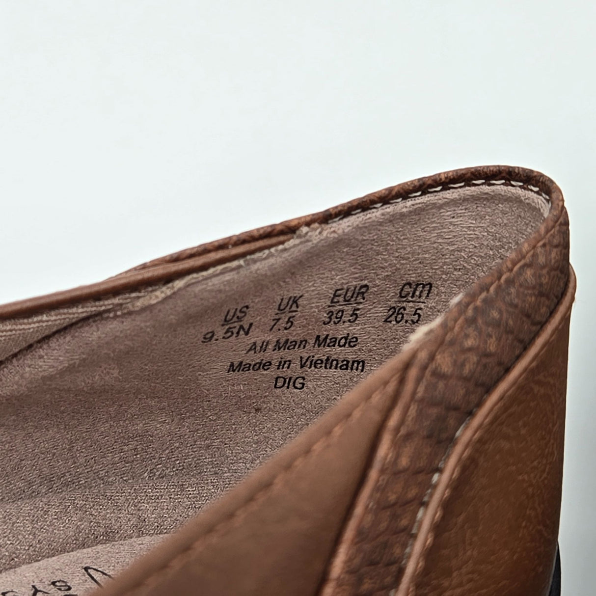 LifeStride Womens Dig Brown Ballet Flats Soft System Comfort Shoes Size 9.5M