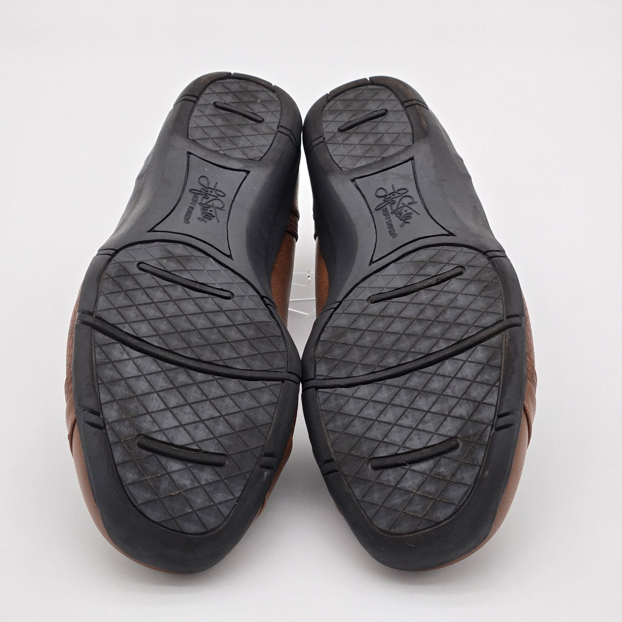 LifeStride Womens Dig Brown Ballet Flats Soft System Comfort Shoes Size 9.5M