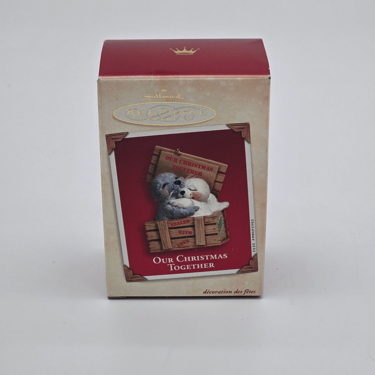 Hallmark Keepsake Ornament "Our Christmas Together" 2002 Handcrafted Decoration