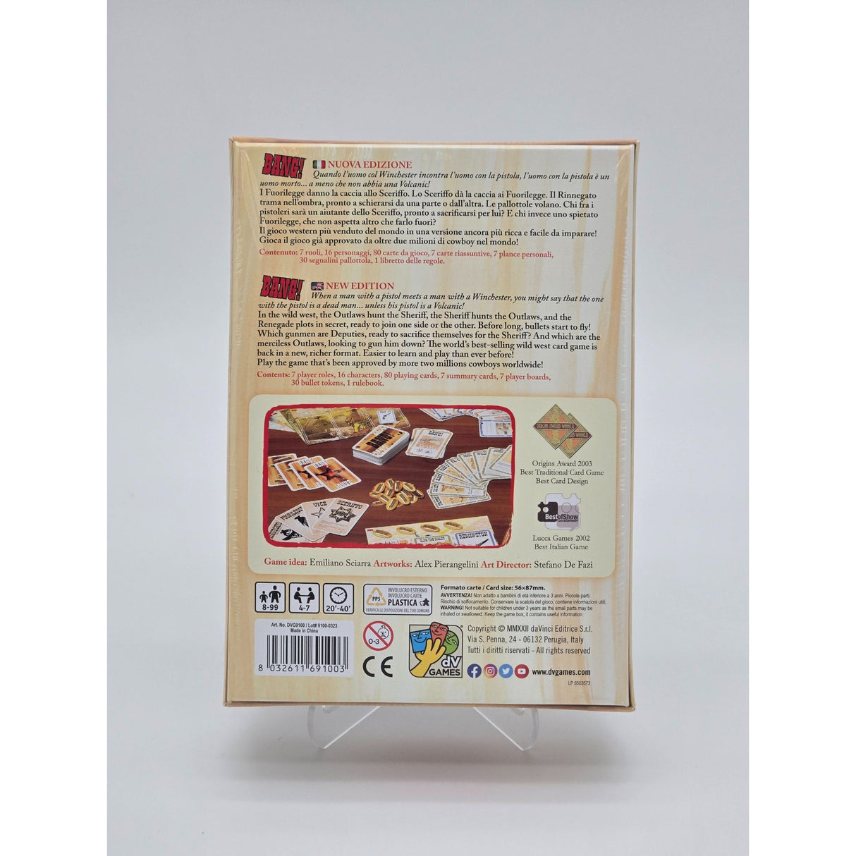 Bang! The Bullet Card Game By Emiliano Sciarra New Edition Strategy Game