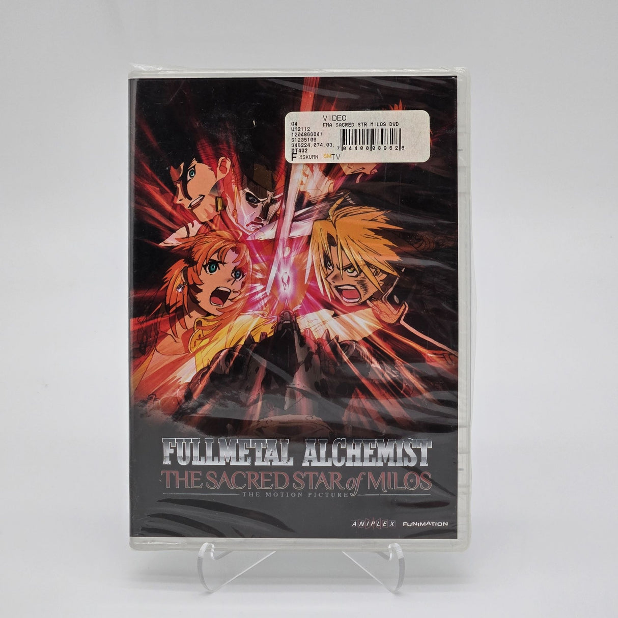 Fullmetal Alchemist "The Sacred Star Of Milos" DVD New Sealed Anime Movie Funimation English Dub Region 1