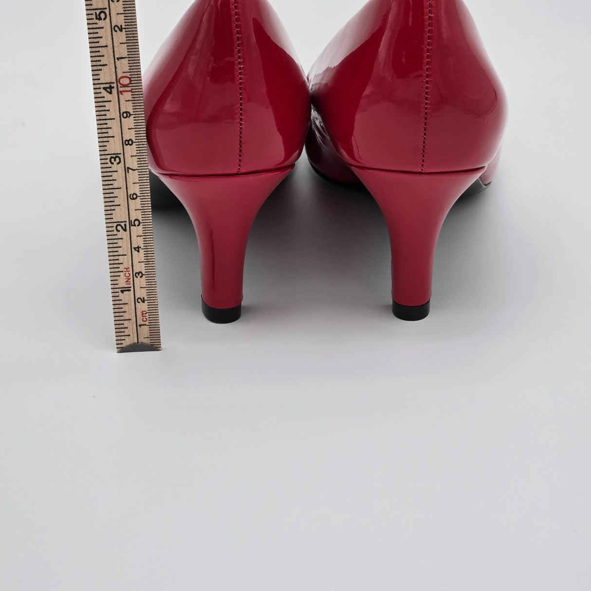 LifeStride Red Patent Leather Womens 2.5" Heel Pumps Size 9.5M