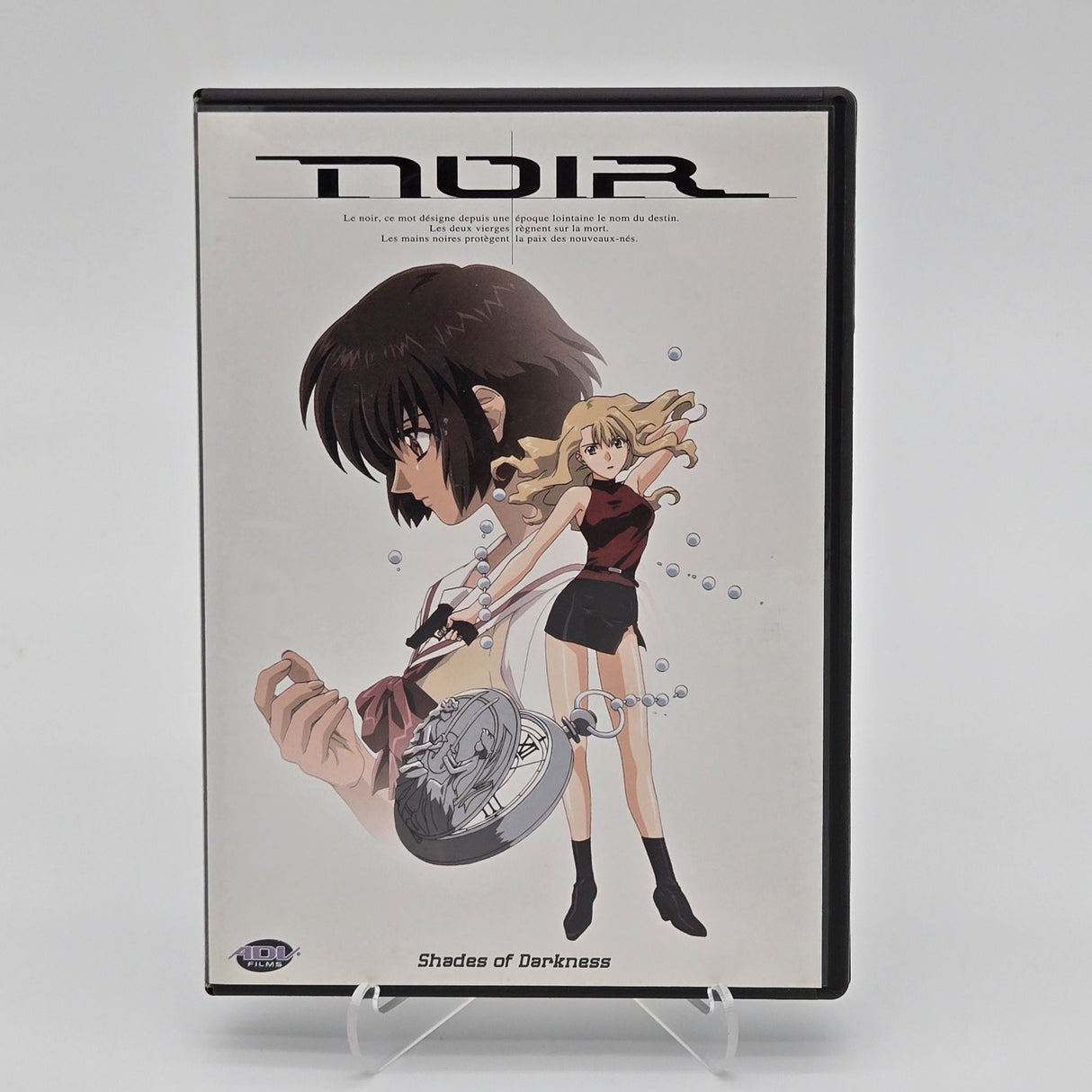 Noir Shades Of Darkness DVD Vol 1 Anime Series ADV Films Includes 5 Episodes & 3D Glasses