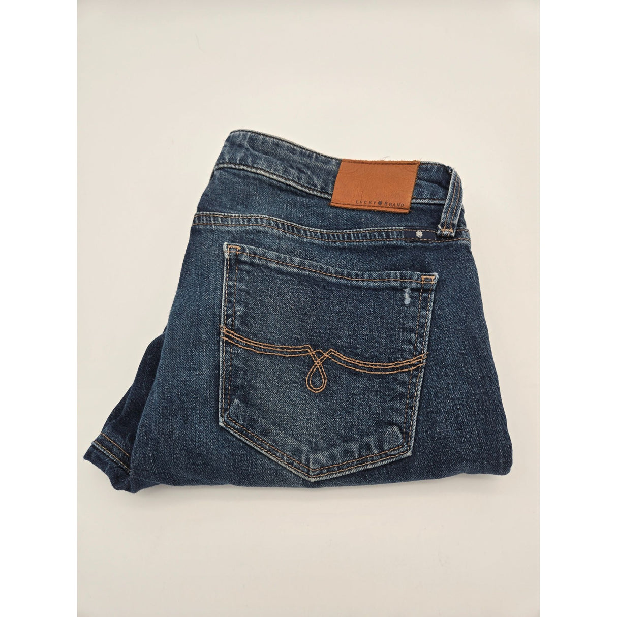 Lucky Brand Lolita Skinny Womens Distressed Jeans Size 4/27 Medium Wash Denim Stretch