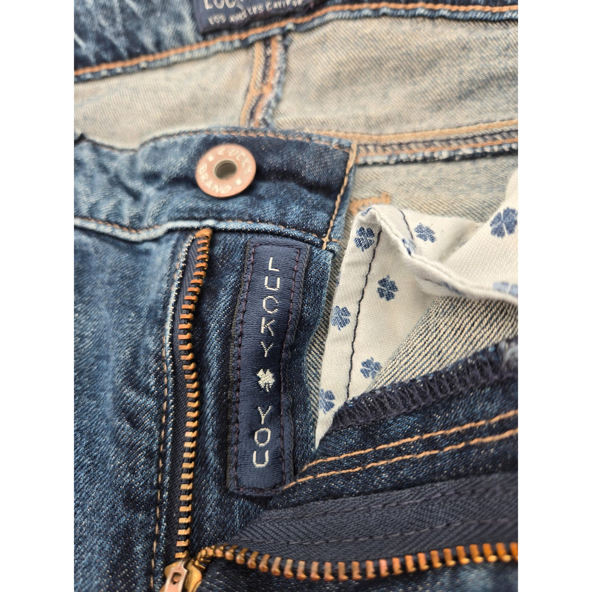 Lucky Brand Lolita Skinny Womens Distressed Jeans Size 4/27 Medium Wash Denim Stretch