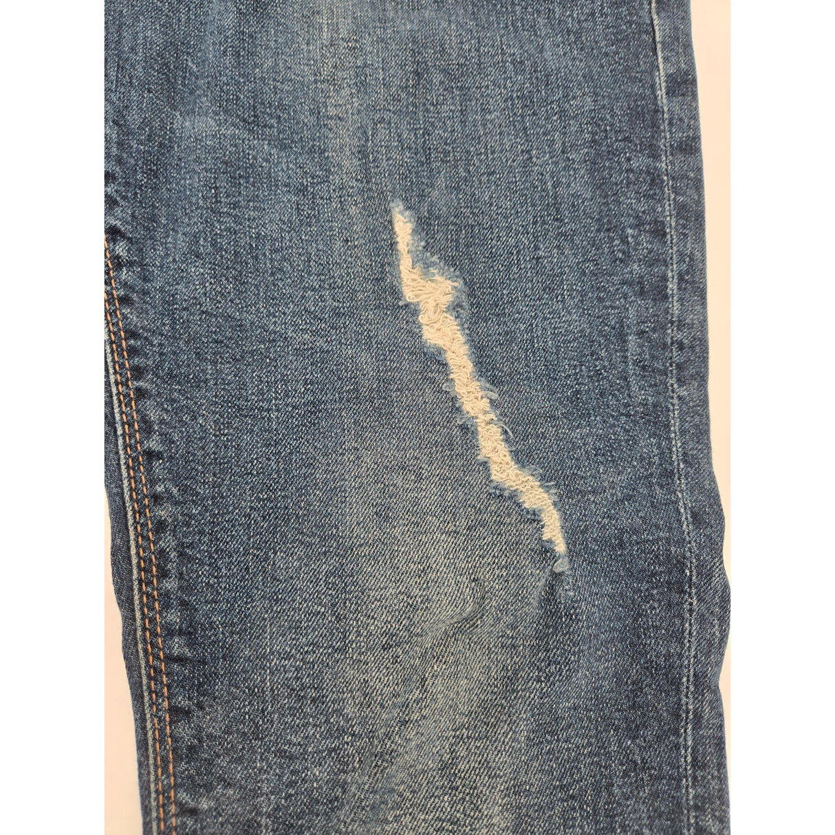 Lucky Brand Lolita Skinny Womens Distressed Jeans Size 4/27 Medium Wash Denim Stretch