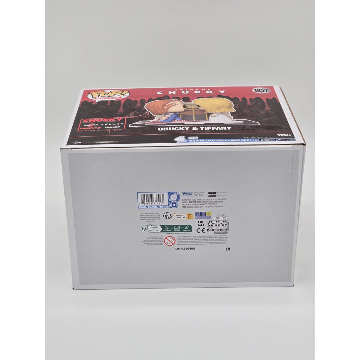 Funko Pop! Moment Chucky & Tiffany Bride Of Chucky Vinyl Figures Spirit Exclusive Collectible