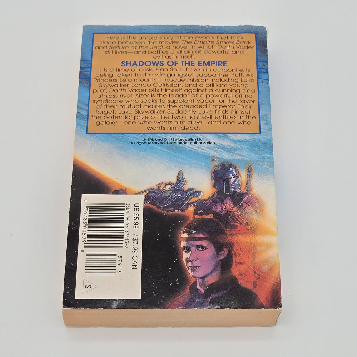 Star Wars: Shadows Of The Empire Paperback By Steve Perry