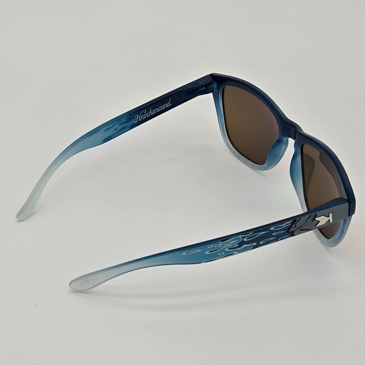 Discovery Shark Week X Knockaround Premiums Polarized Sunglasses W/ Protective Pouch