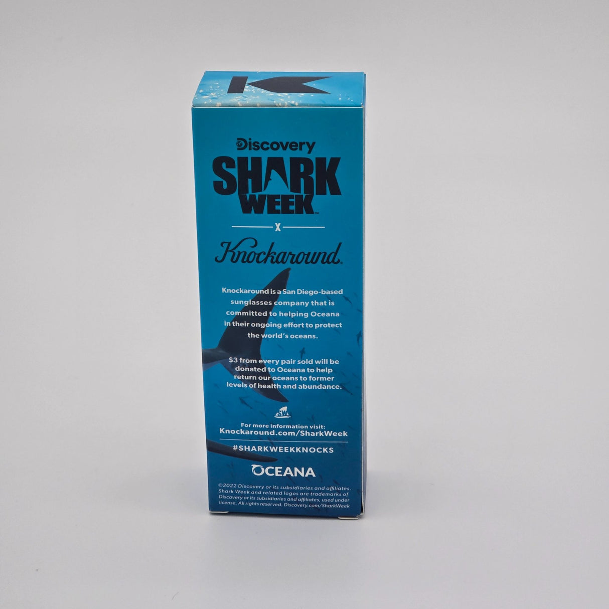 Discovery Shark Week X Knockaround Premiums Polarized Sunglasses W/ Protective Pouch