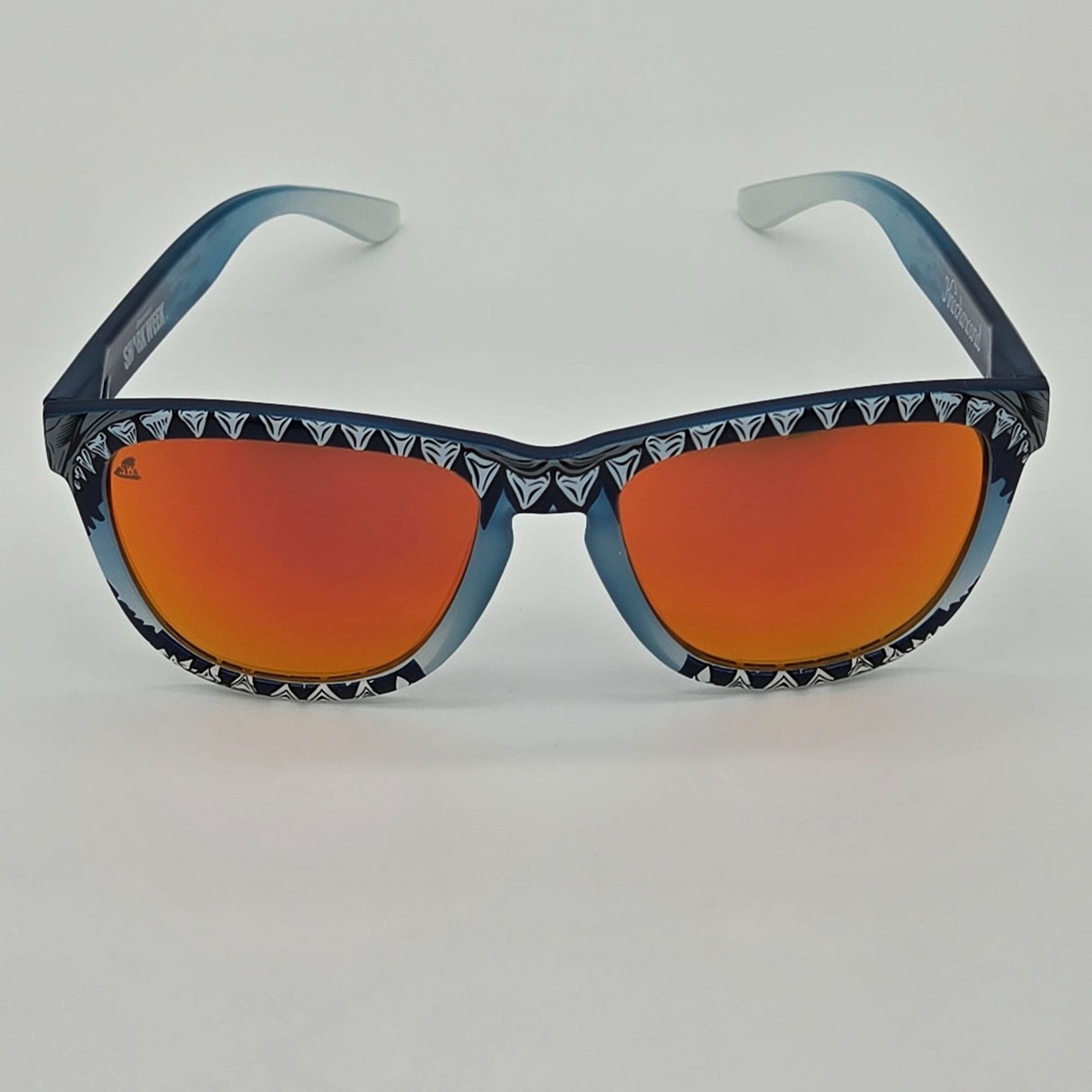 Discovery Shark Week X Knockaround Premiums Polarized Sunglasses W/ Protective Pouch