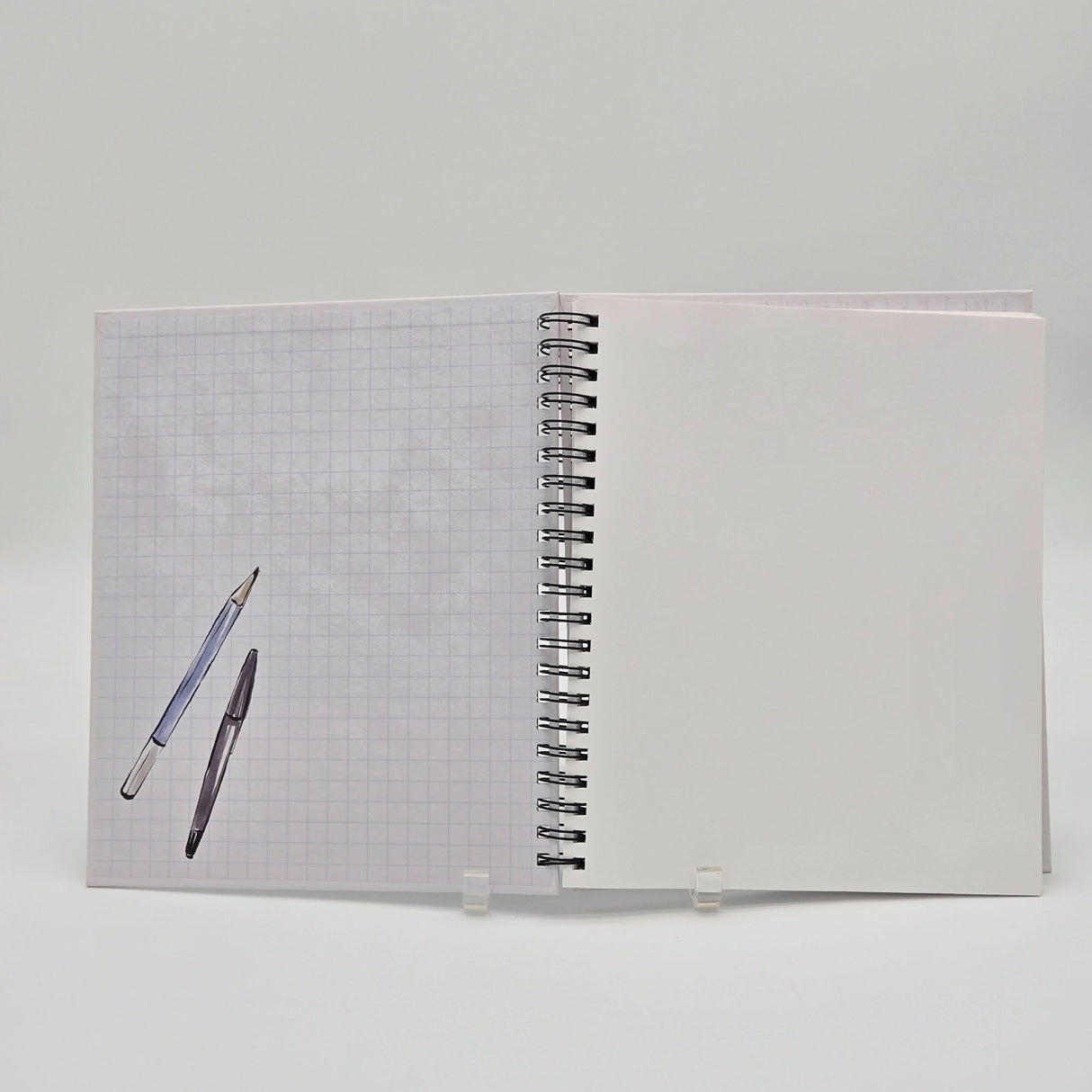 Molly & Rex Spiral-Bound Sketchbook With 275 Acid-Free Pages & Artistic Cover Design