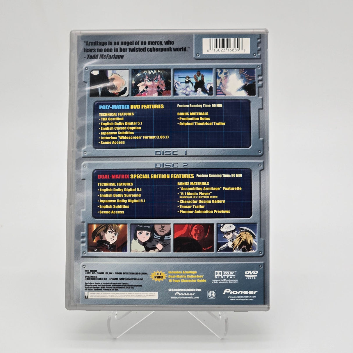 Armitage III Poly-Matrix & Dual-Matrix 2-Disc DVD Set Special Edition Anime