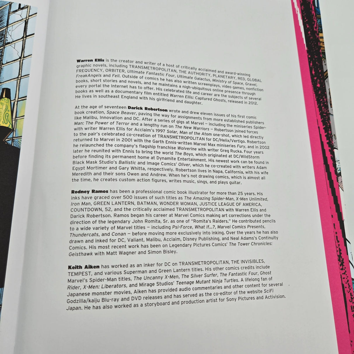 Absolute Transmetropolitan Vol. 1 Hardcover Slipcase Edition By Warren Ellis & Darick Robertson