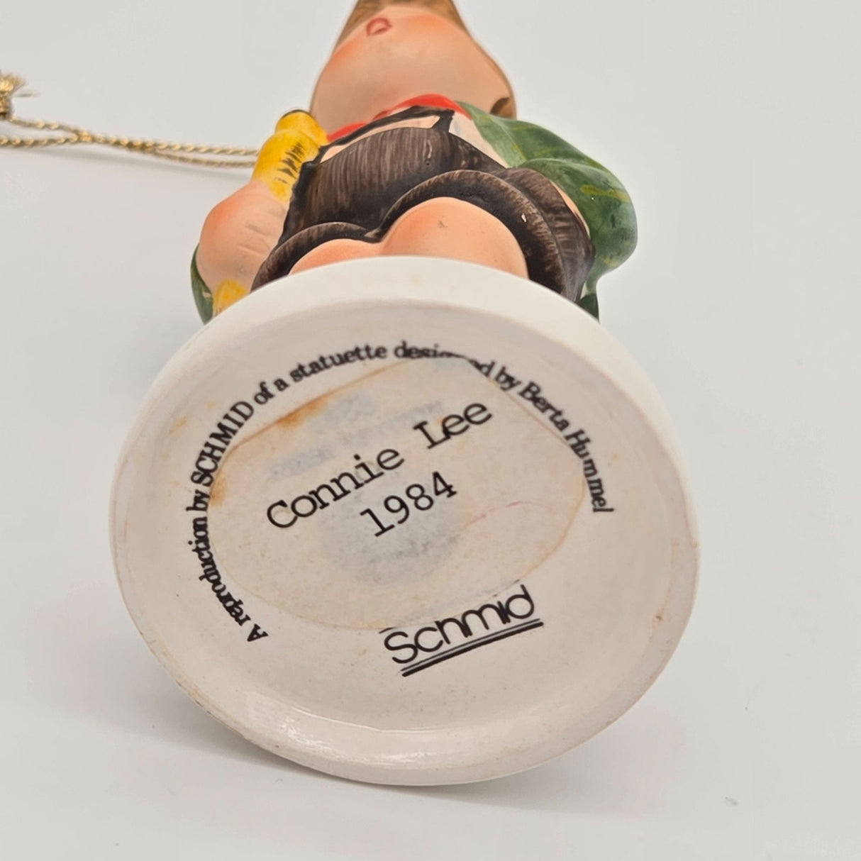 Schmid 1983 First Edition Annual Ornament "Hark The Herald" By Berta Hummel