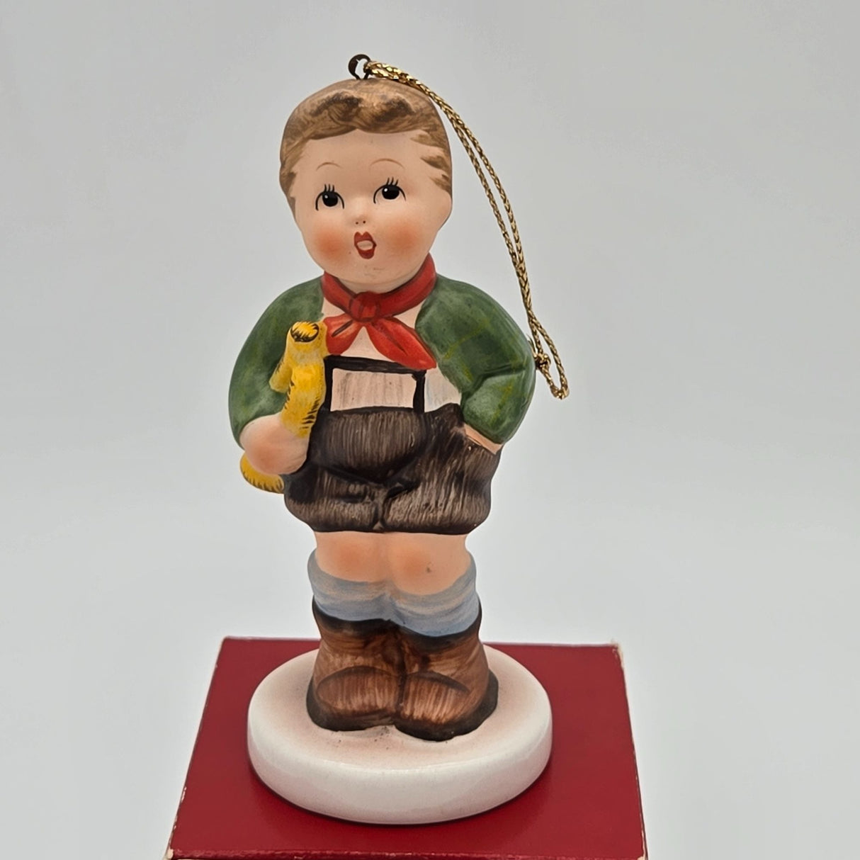 Schmid 1983 First Edition Annual Ornament "Hark The Herald" By Berta Hummel