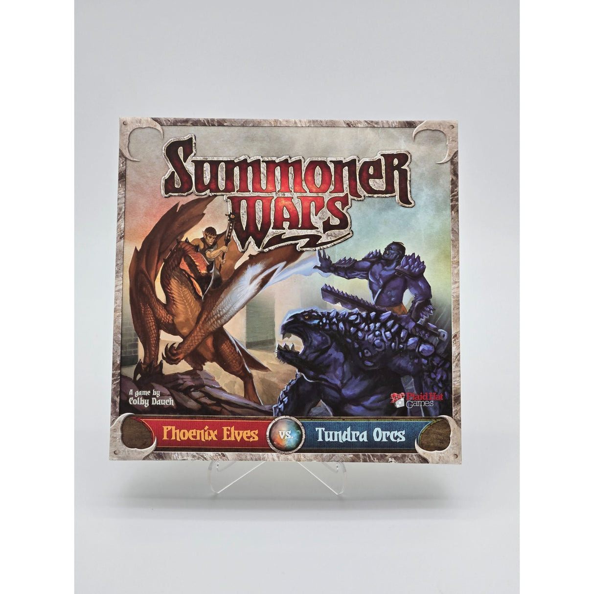 Summoner Wars Phoenix Elves Vs Tundra Orcs Expandable Card Game By Plaid Hat Games Ages 9+