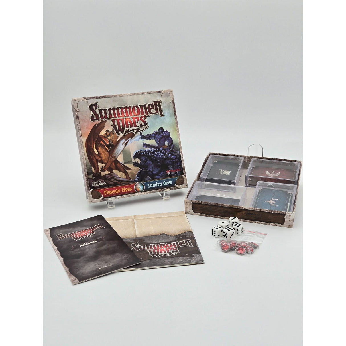 Summoner Wars Phoenix Elves Vs Tundra Orcs Expandable Card Game By Plaid Hat Games Ages 9+