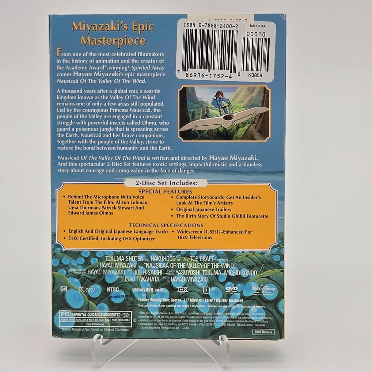 Nausicaä Of The Valley Of The Wind DVD Miyazakis Epic Masterpiece Walt Disney Studio Ghibli