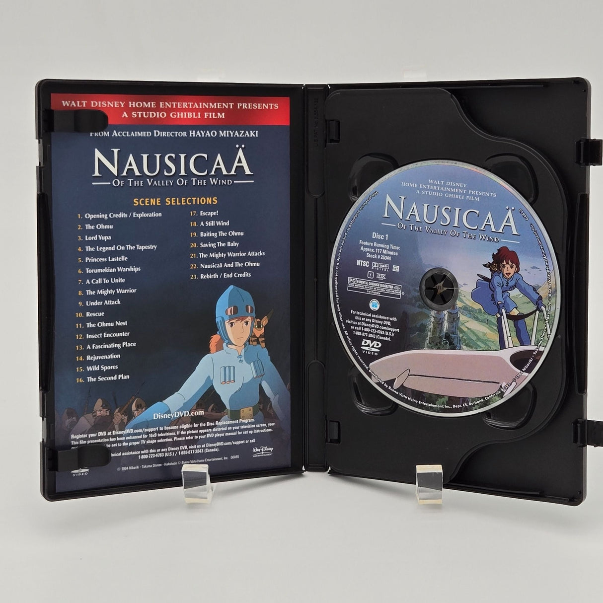 Nausicaä Of The Valley Of The Wind DVD Miyazakis Epic Masterpiece Walt Disney Studio Ghibli
