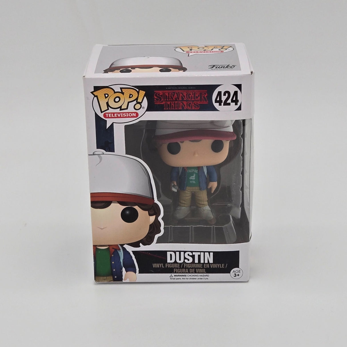 Funko Pop! Stranger Things Dustin Vinyl Figure #424 Collectible