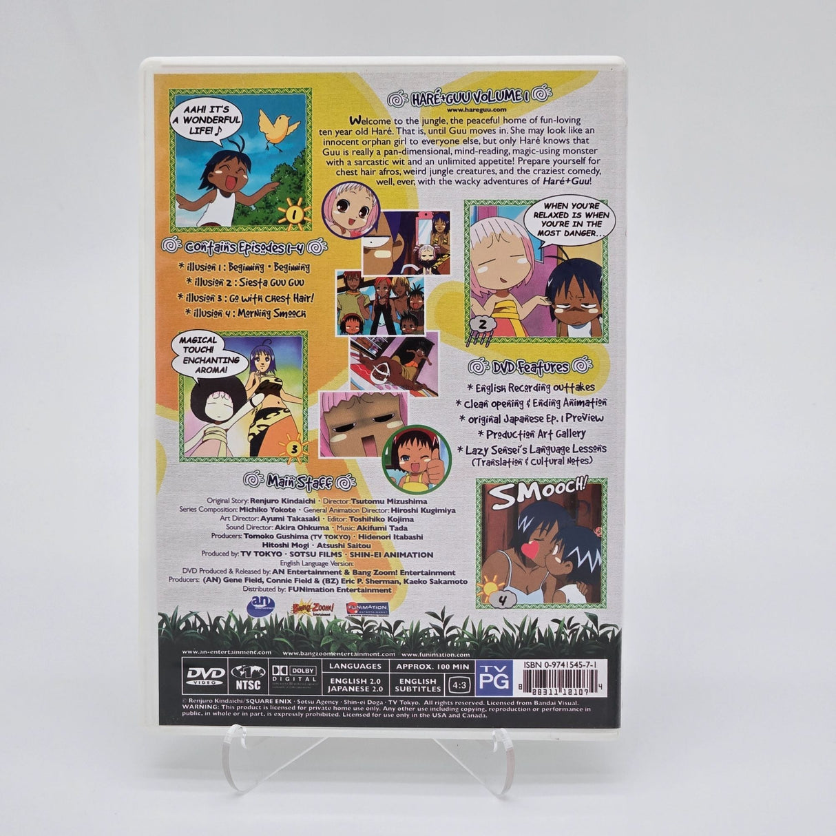 Hare+Guu Vol. 1 Anime DVD With Case & Insert