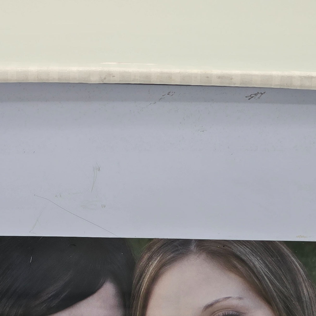 Sheffield Home 6x4 White Striped Photo Frame Horizontal Tabletop Design