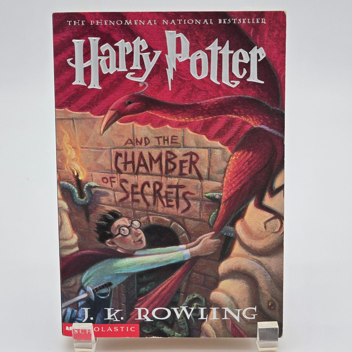 Harry Potter And The Chamber Of Secrets Paperback By J.K. Rowling Illustrated By Mary GrandPré Scholastic Edition 1999