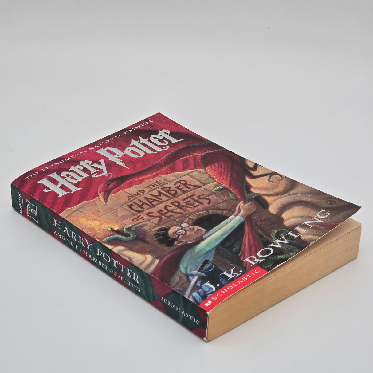 Harry Potter And The Chamber Of Secrets Paperback By J.K. Rowling Illustrated By Mary GrandPré Scholastic Edition 1999