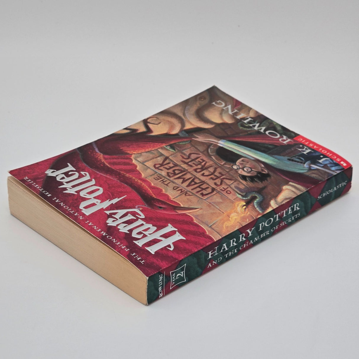 Harry Potter And The Chamber Of Secrets Paperback By J.K. Rowling Illustrated By Mary GrandPré Scholastic Edition 1999