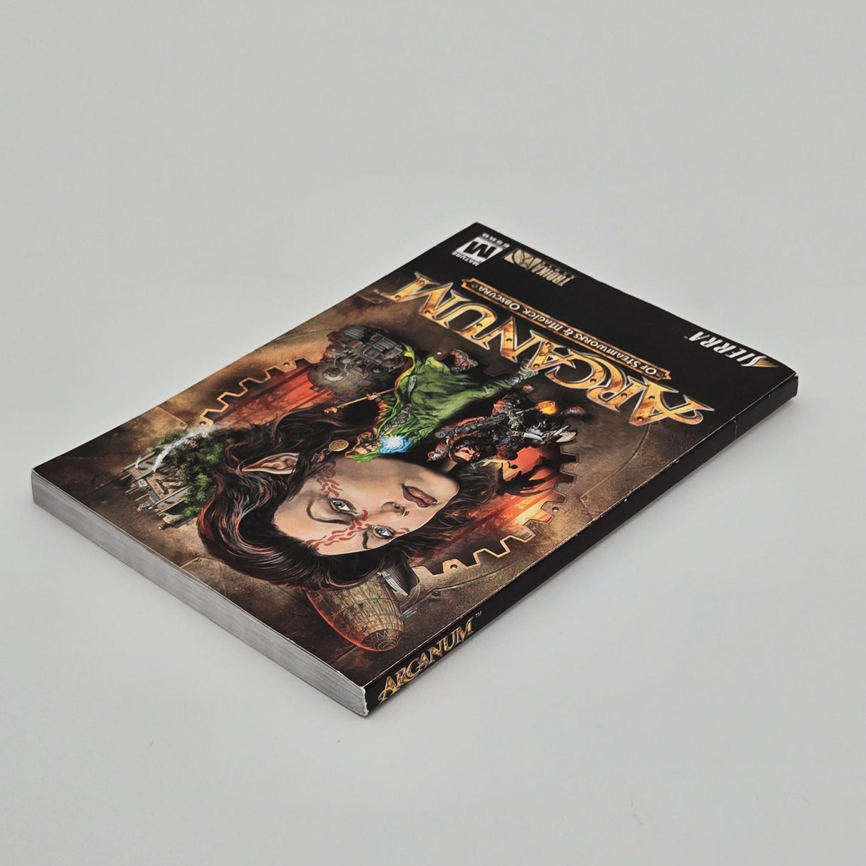 Arcanum Of Steamworks & Magick Obscura PC Game Manual Sierra Troika Games 2001 Vintage Collectible