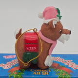 Santas Reindeer Ornament Vixen By National Entertainment Network 2012 Exclusive Collectible Christmas Decoration