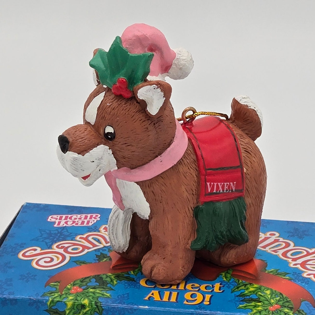 Santas Reindeer Ornament Vixen By National Entertainment Network 2012 Exclusive Collectible Christmas Decoration