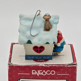 Enesco Treasury Christmas Ornament Home Tweet Home Lustre Fame Design