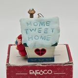 Enesco Treasury Christmas Ornament Home Tweet Home Lustre Fame Design