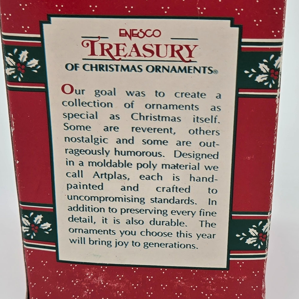 Enesco Treasury Christmas Ornament Home Tweet Home Lustre Fame Design