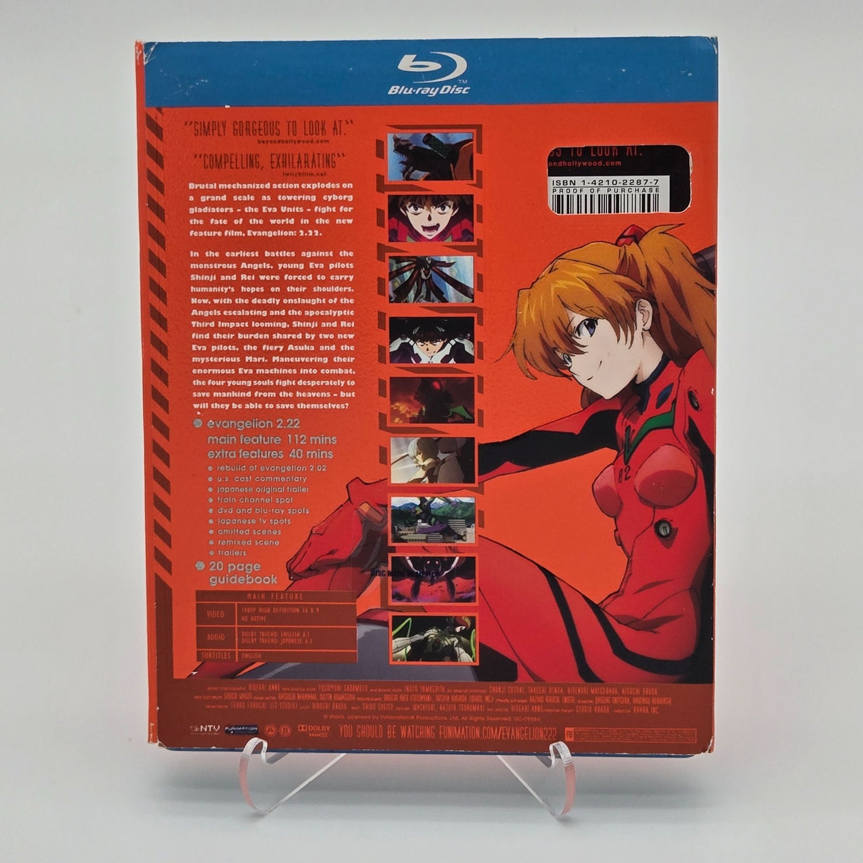 Evangelion 2.22 You Can (Not) Advance Blu-Ray + 20-Page Guidebook