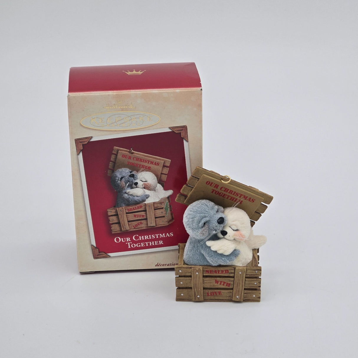 Hallmark Keepsake Ornament "Our Christmas Together" 2002 Handcrafted Decoration