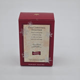 Hallmark Keepsake Ornament "Our Christmas Together" 2002 Handcrafted Decoration