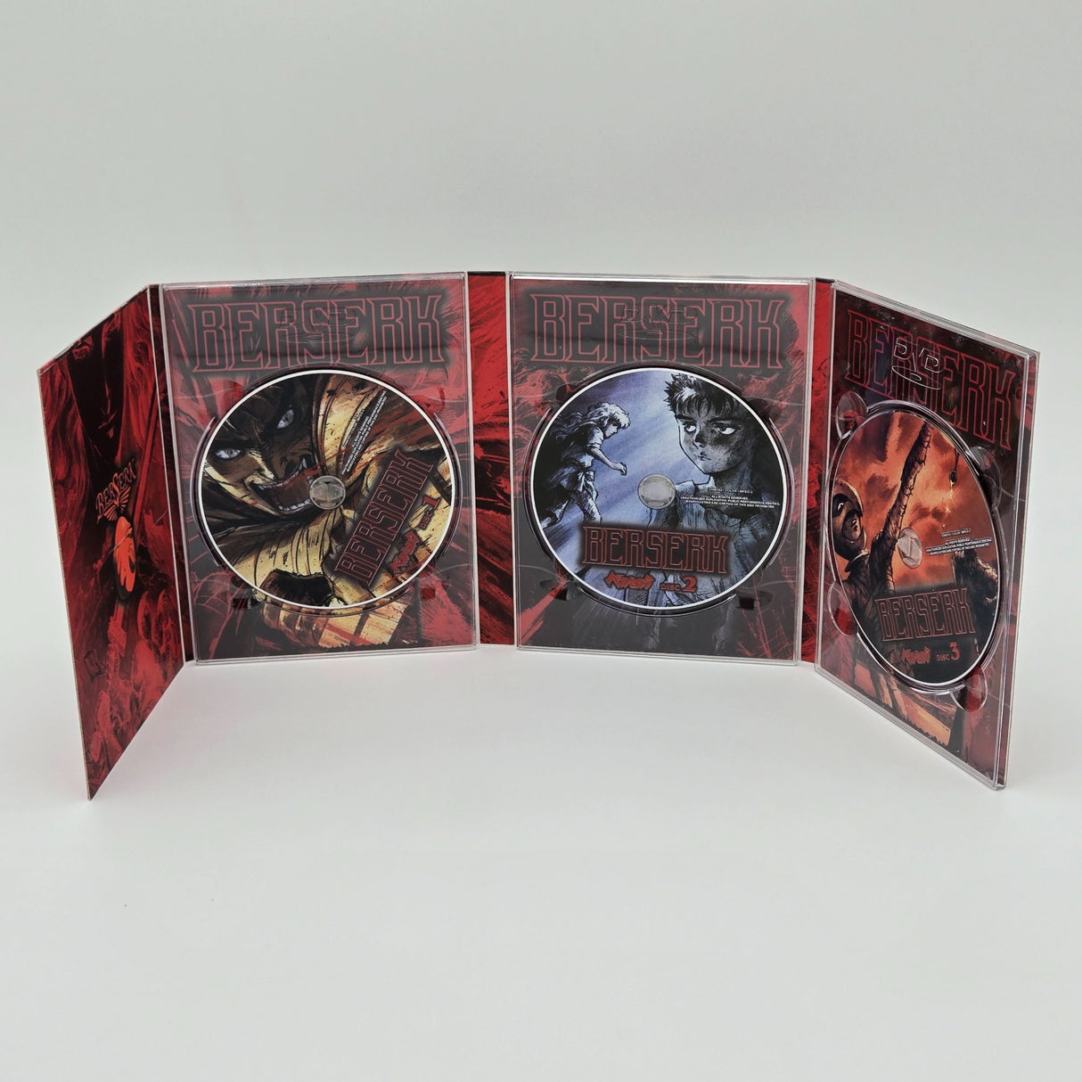 Berserk Anime DVD Box Set Episodes 1-25 Limited Edition Red Artwork English & Japanese Audio Subtitles