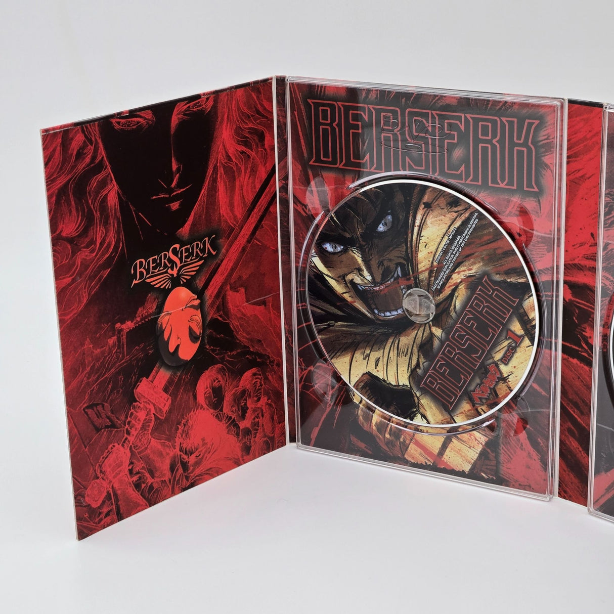 Berserk Anime DVD Box Set Episodes 1-25 Limited Edition Red Artwork English & Japanese Audio Subtitles